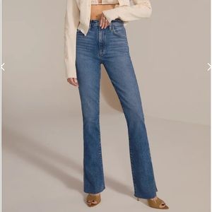 Favorite daughter Valentina shortie super high rise tower jeans